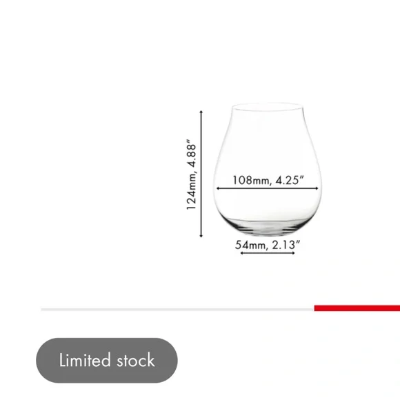 Riedel Gin Glass Pair Stemless Crystal - Picture 6 of 6